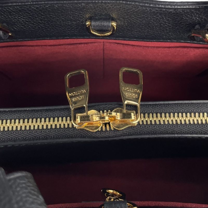 Louis Vuitton Montaigne BB Black Monogram Empreinte Shoulder Bag