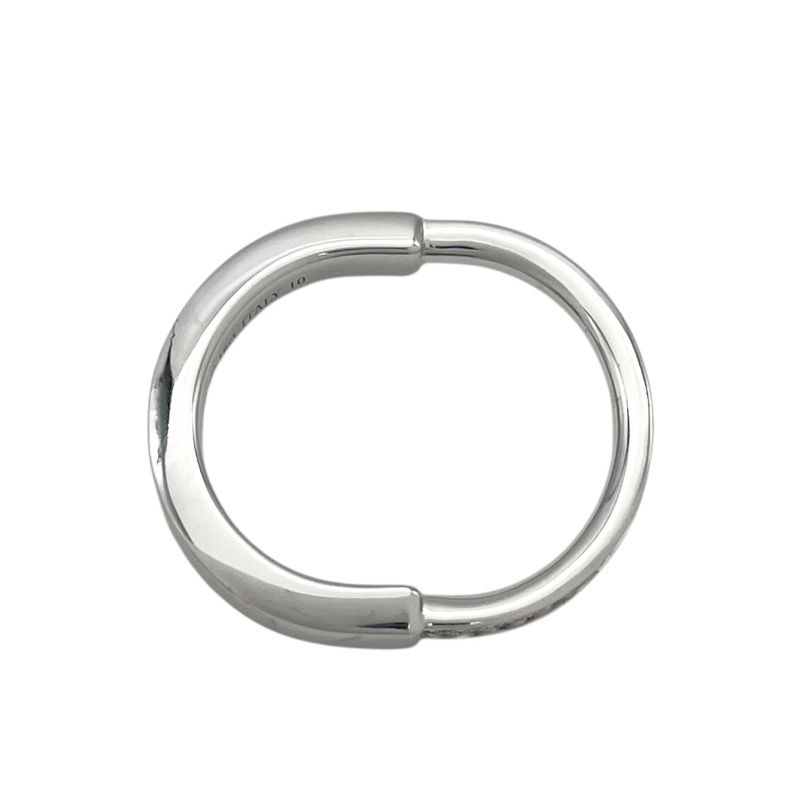 Tiffany & Co. Tiffany Lock Ring 0.16ct K18WG Diamond - Exquisite Elegance