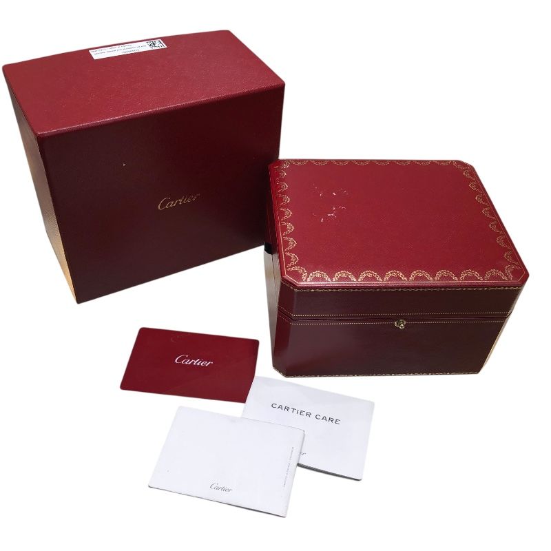Cartier Ballon Bleu 33mm Red Dial Automatic Women's Watch WSBB0052