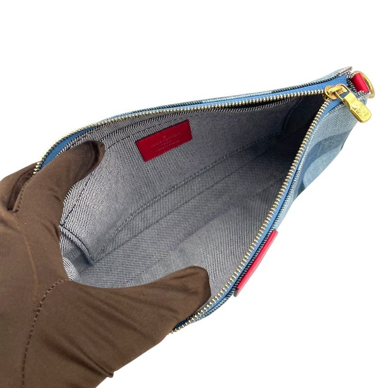 Louis Vuitton Multi-Pochette Accessoires M44990 - Blue Monogram Denim