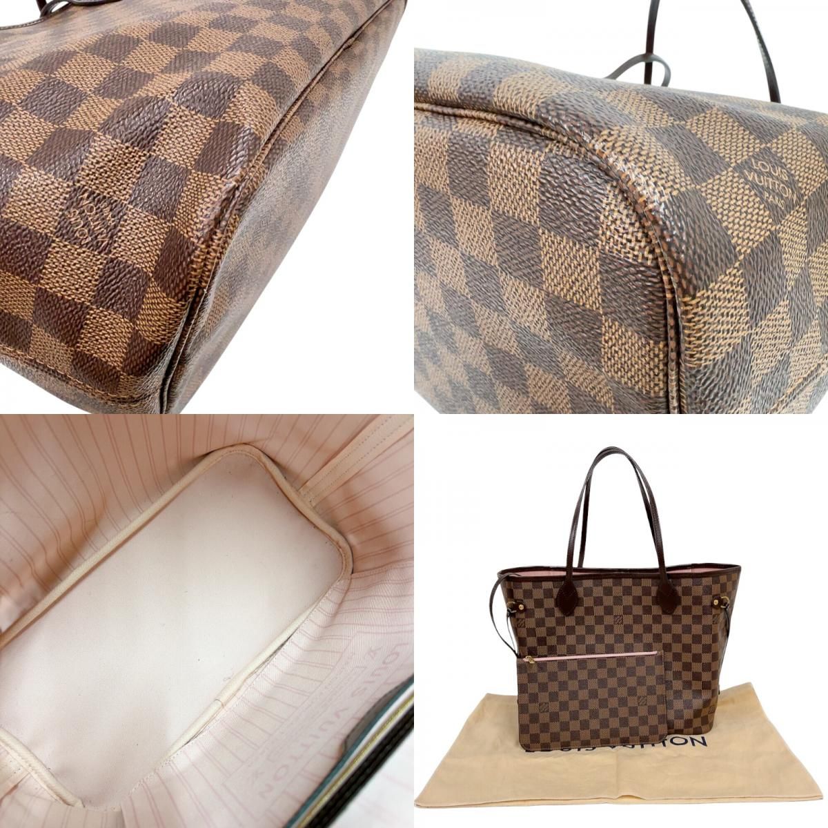 Louis Vuitton Neverfull MM in Rose Ballerine with Gold Hardware