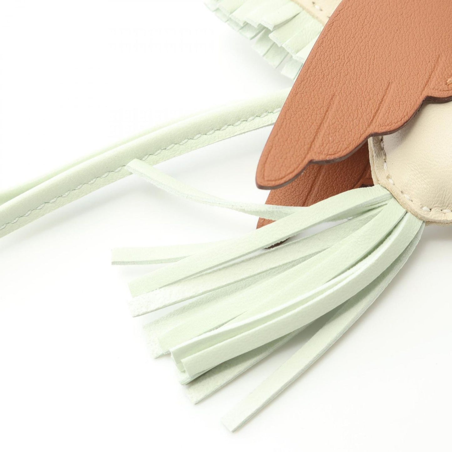 HERMES Rodeo Pegasus PM Charm in Cream Gold & Veil Fizz