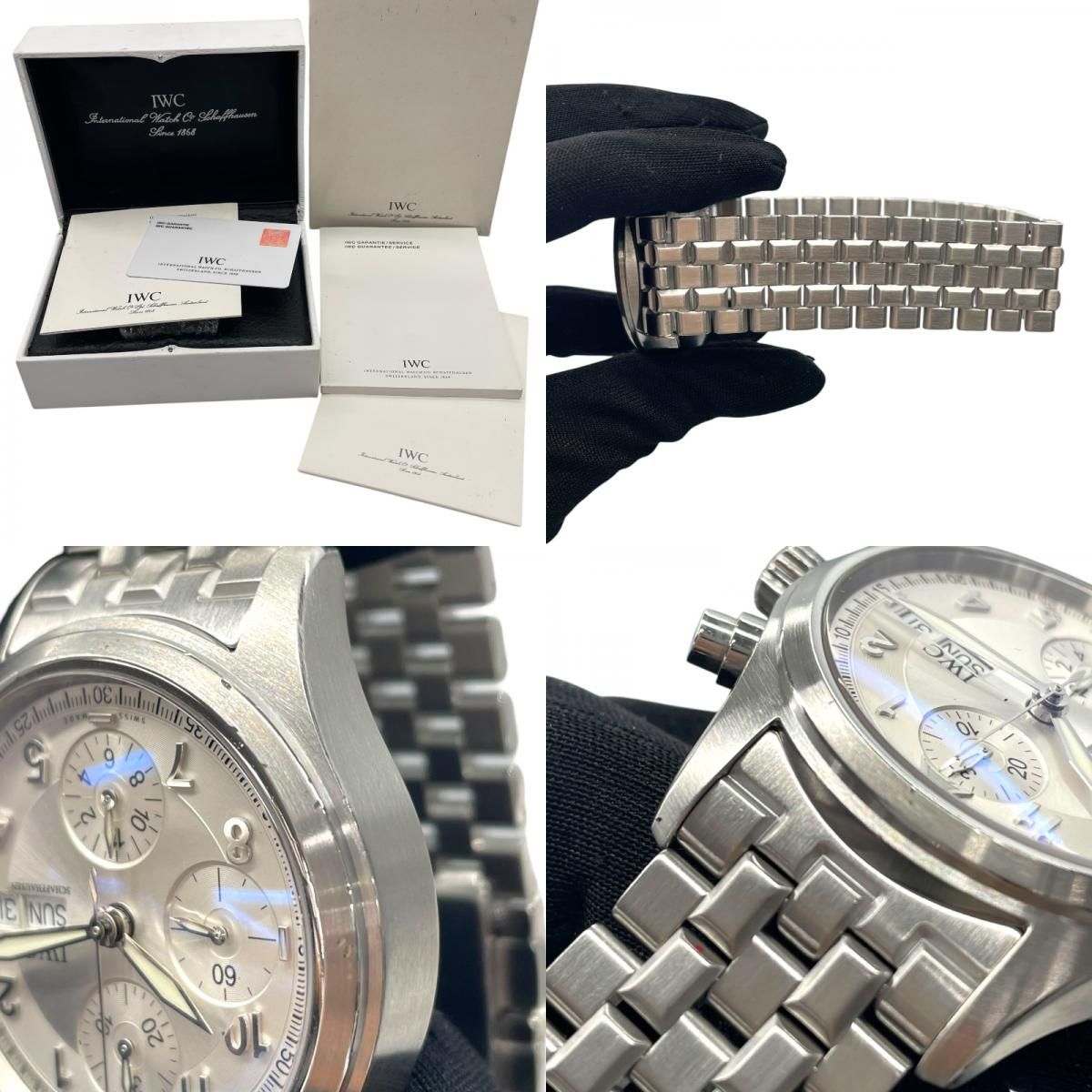 IWC Spitfire Chronograph Automatic IW370623 - Silver Stainless Steel