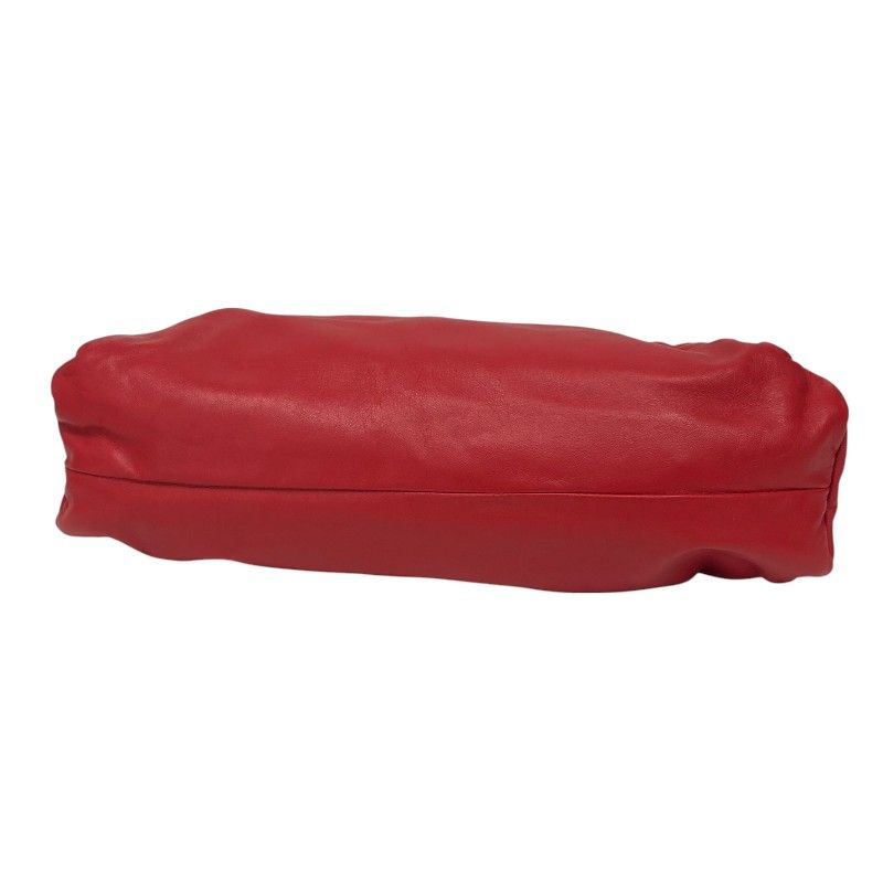 Bottega Veneta Red Leather Shoulder Pouch - Timeless Elegance