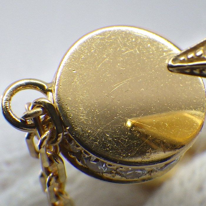 Cartier Juste un Clou Necklace with Diamonds in 18K Yellow Gold