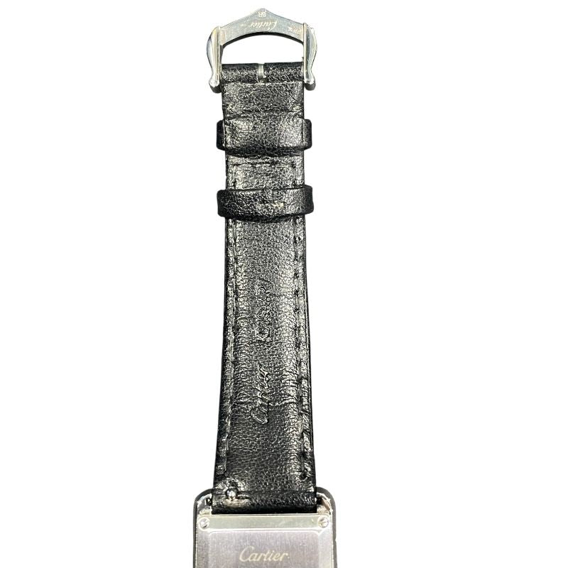 Cartier Tank Must WSTA0060 Stainless Steel & Leather Men's Watch