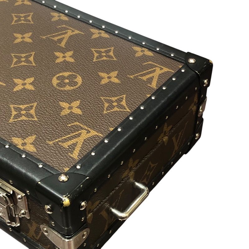 Louis Vuitton Monogram Macassar Clutch Box M20252 - Brown/Silver