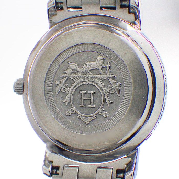 HERMES Clipper CL4.210 Blue Dial Quartz Watch - Exquisite Craftsmanship