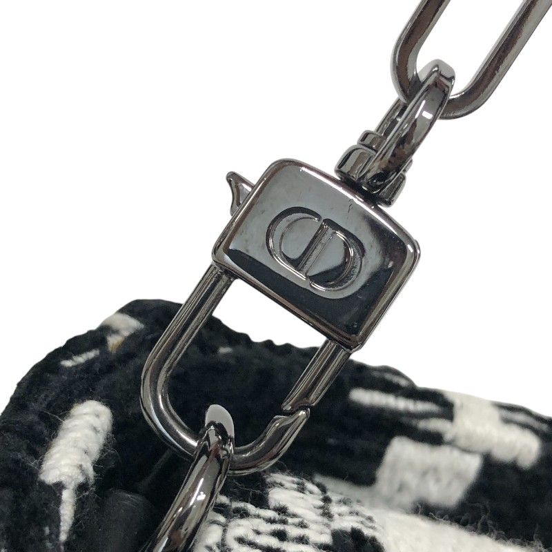 Christian Dior Lady D-Joy Medium Handbag in Black/White Tweed