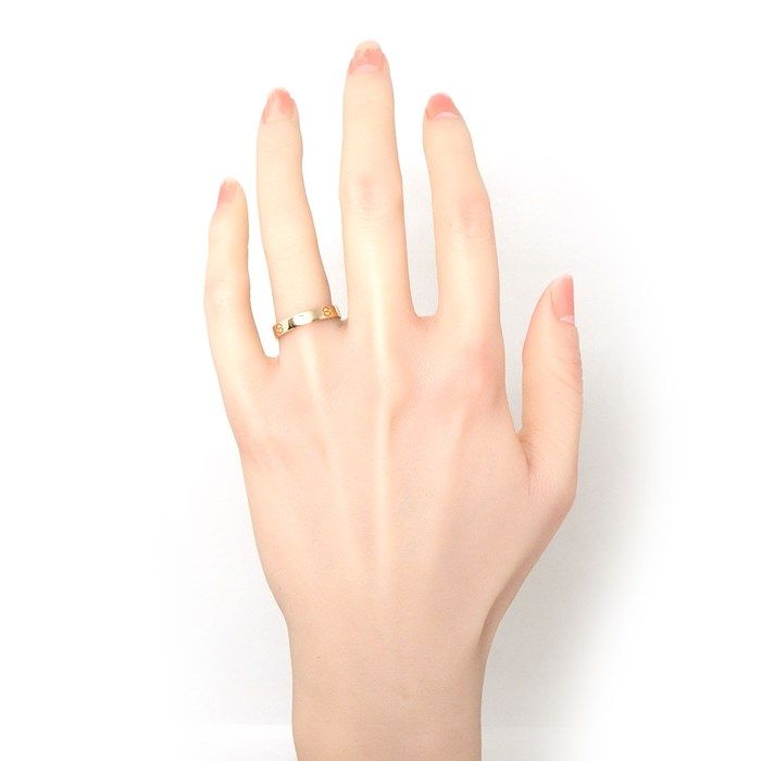 Cartier Love Ring Small Model in K18 Pink Gold - Size 15.5