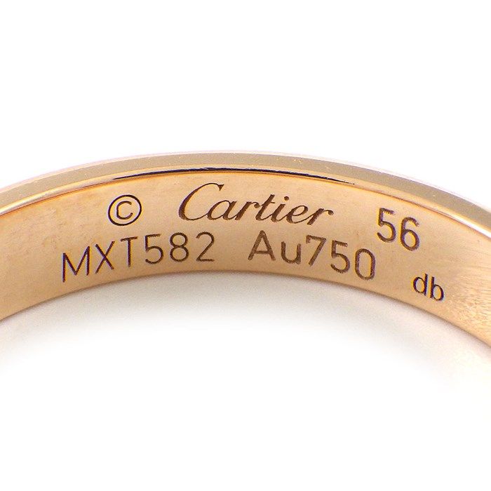 Cartier Love Ring Small Model in K18 Pink Gold - Size 15.5