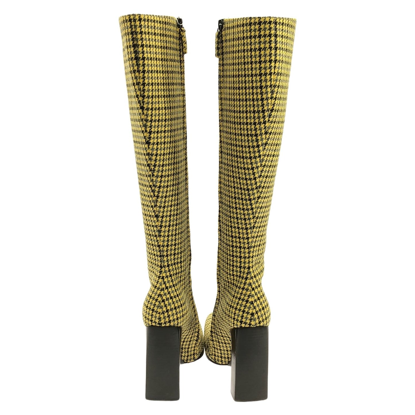 BALENCIAGA Yellow Long Boots - Unworn Luxury Footwear