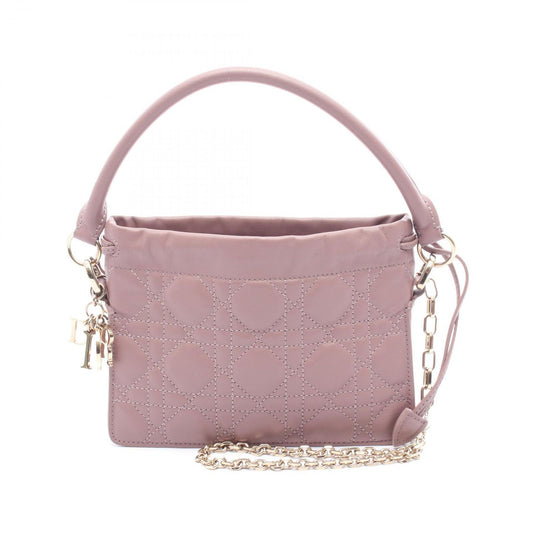 Dior Milly Cannage Shoulder Bag in Purple Lambskin - Exquisite Craftsmanship