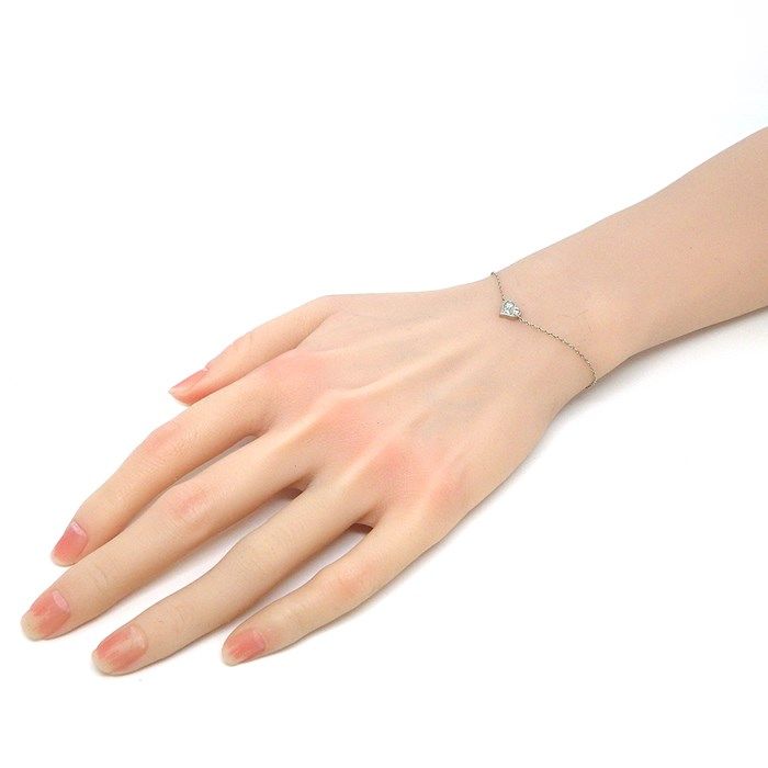 Tiffany & Co. Sentimental Heart Bracelet with Diamonds in Platinum