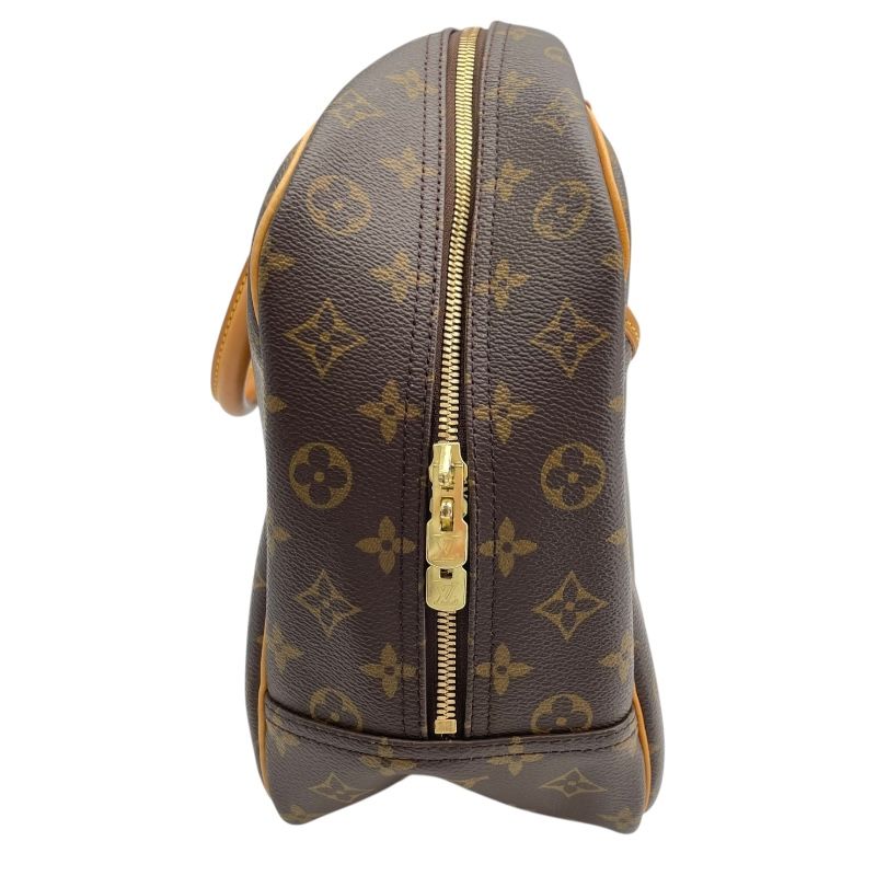 Louis Vuitton Deauville Monogram Canvas Handbag - Brown