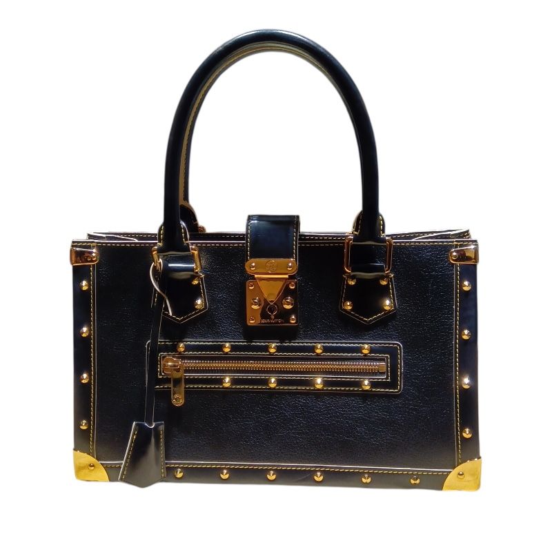 Louis Vuitton Fabuleux M91812 Black & Gold Hardware Handbag