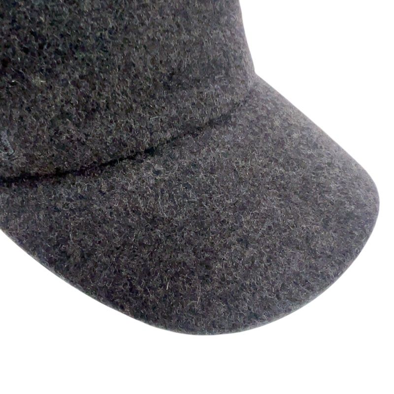 HERMES Cashmere Cap in Dark Grey - Unisex Luxury Accessory