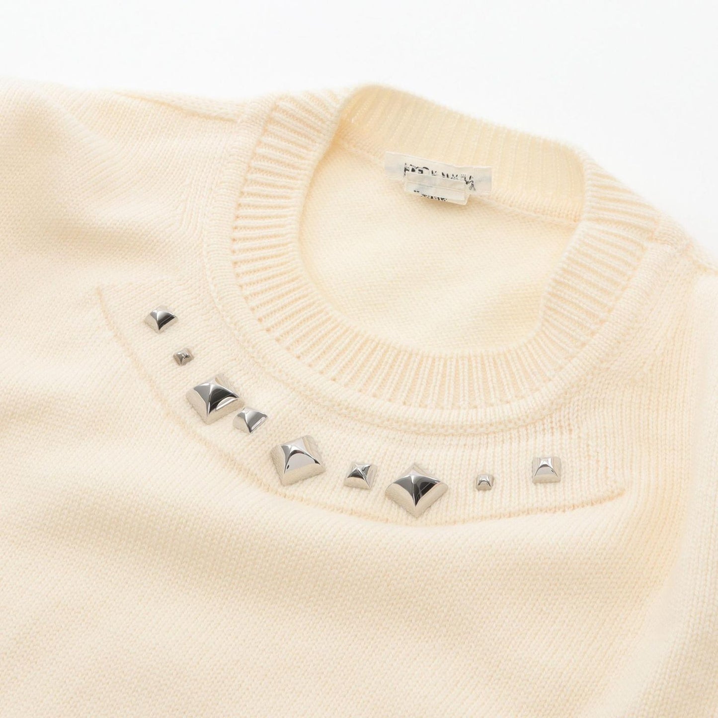 HERMES Medor Wool Knit Sweater - Exquisite White Knitwear