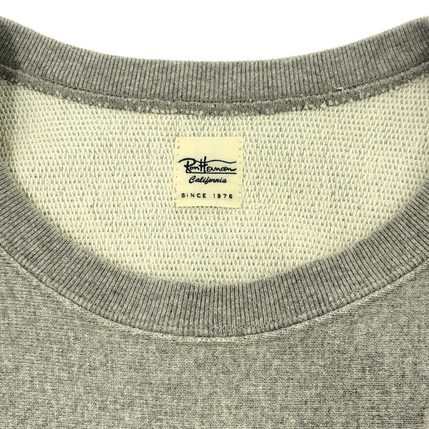 Ron Herman Women's Grey Cotton Sweat Hoodie - Timeless Elegance