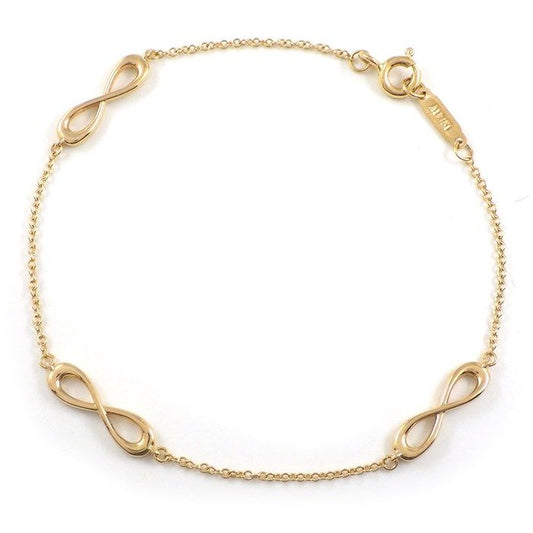 Tiffany & Co. Infinity Endless Bracelet in K18 Pink Gold