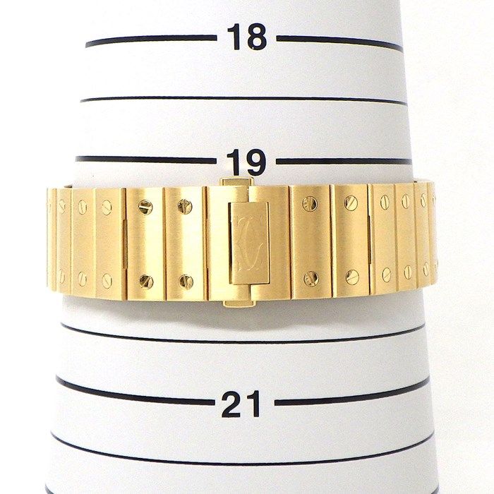 Cartier Santos LM WGSA0095 - 2024 New Release, Brown Dial, K18YG