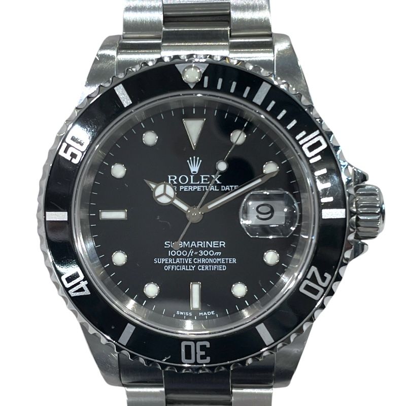 Rolex Submariner 16610 Black Dial Stainless Steel Men's Watch