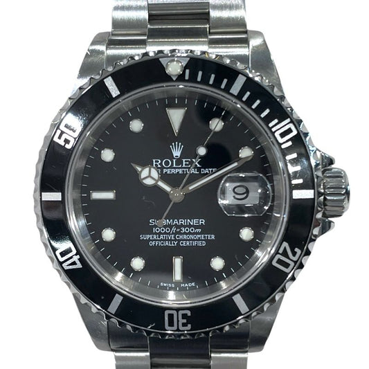 Rolex Submariner 16610 Black Dial Stainless Steel Men's Watch