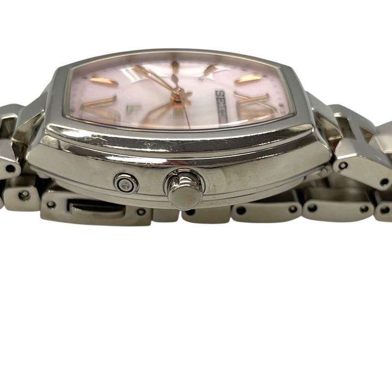 SEIKO LUKIA SSQW025 Pink Titanium Solar Women's Watch