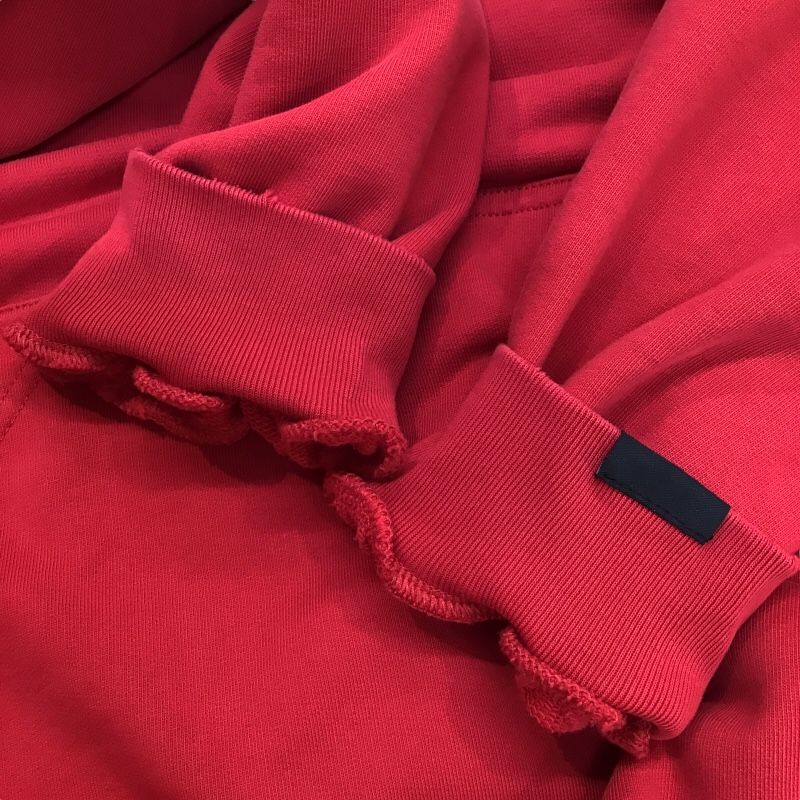 Balenciaga Oversized Distressed Sweatshirt in Red - Exclusive Edition