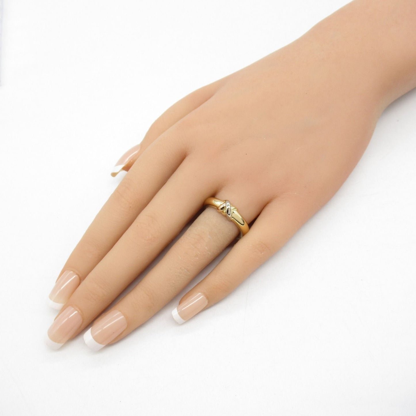 Cartier K18 Gold Thread Ring - Unisex Elegance