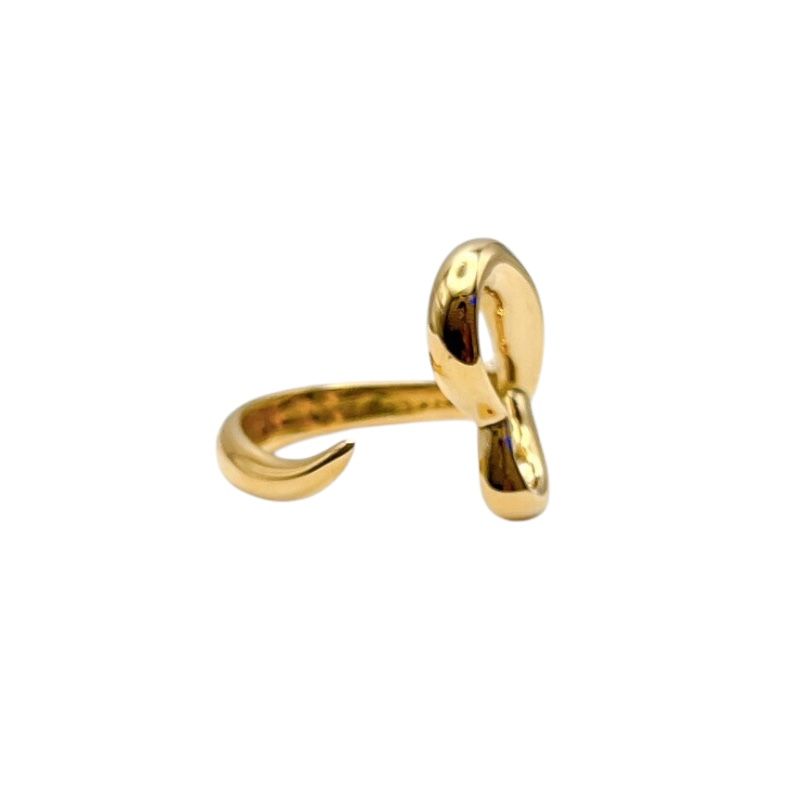 Tiffany & Co. Open Heart Ring in 18K Yellow Gold - Timeless Elegance