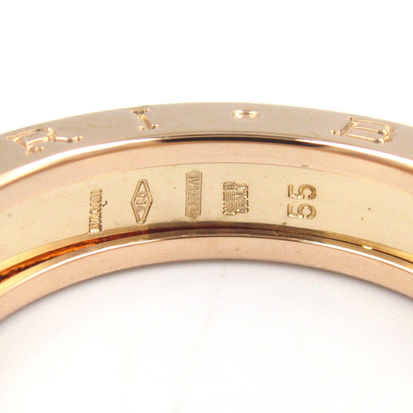 BVLGARI B-zero1 Ring in K18 Pink Gold - Timeless Elegance
