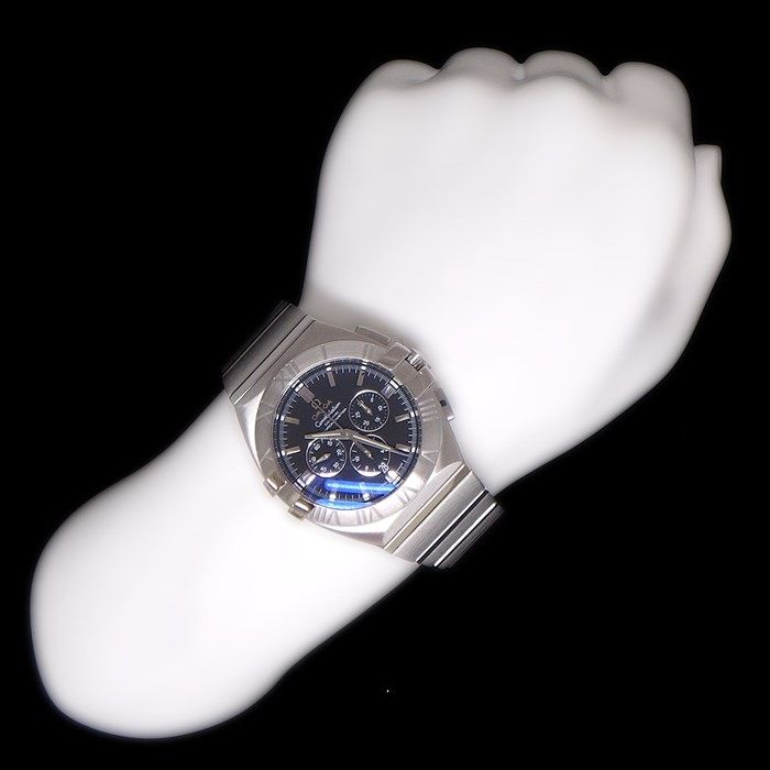 OMEGA Constellation Double Eagle Chronograph - Black Dial, Automatic