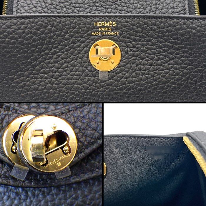 HERMES Lindy Mini Shoulder Bag - Black, 2024 Edition