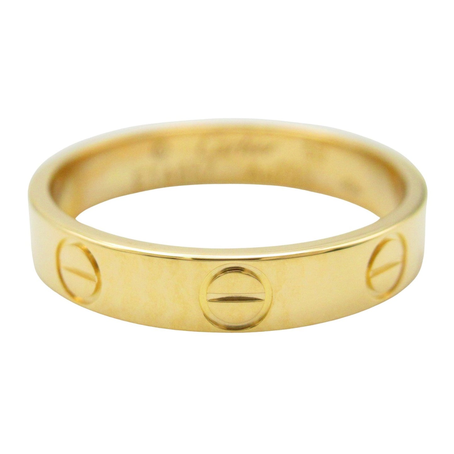 CARTIER Mini Love Ring in K18 Yellow Gold - Timeless Elegance