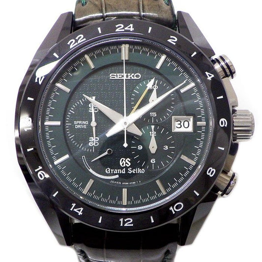 Grand Seiko Spring Drive SBGC017 Limited Edition Green Dial Chronograph
