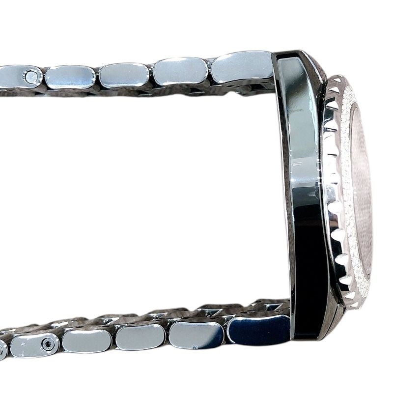 CHANEL J12 38mm Black Ceramic Diamond Men's Watch H1709