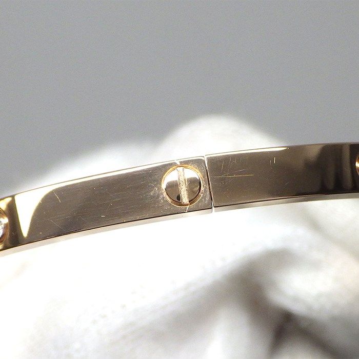 Cartier Love Bracelet SM with Diamonds in K18 Pink Gold