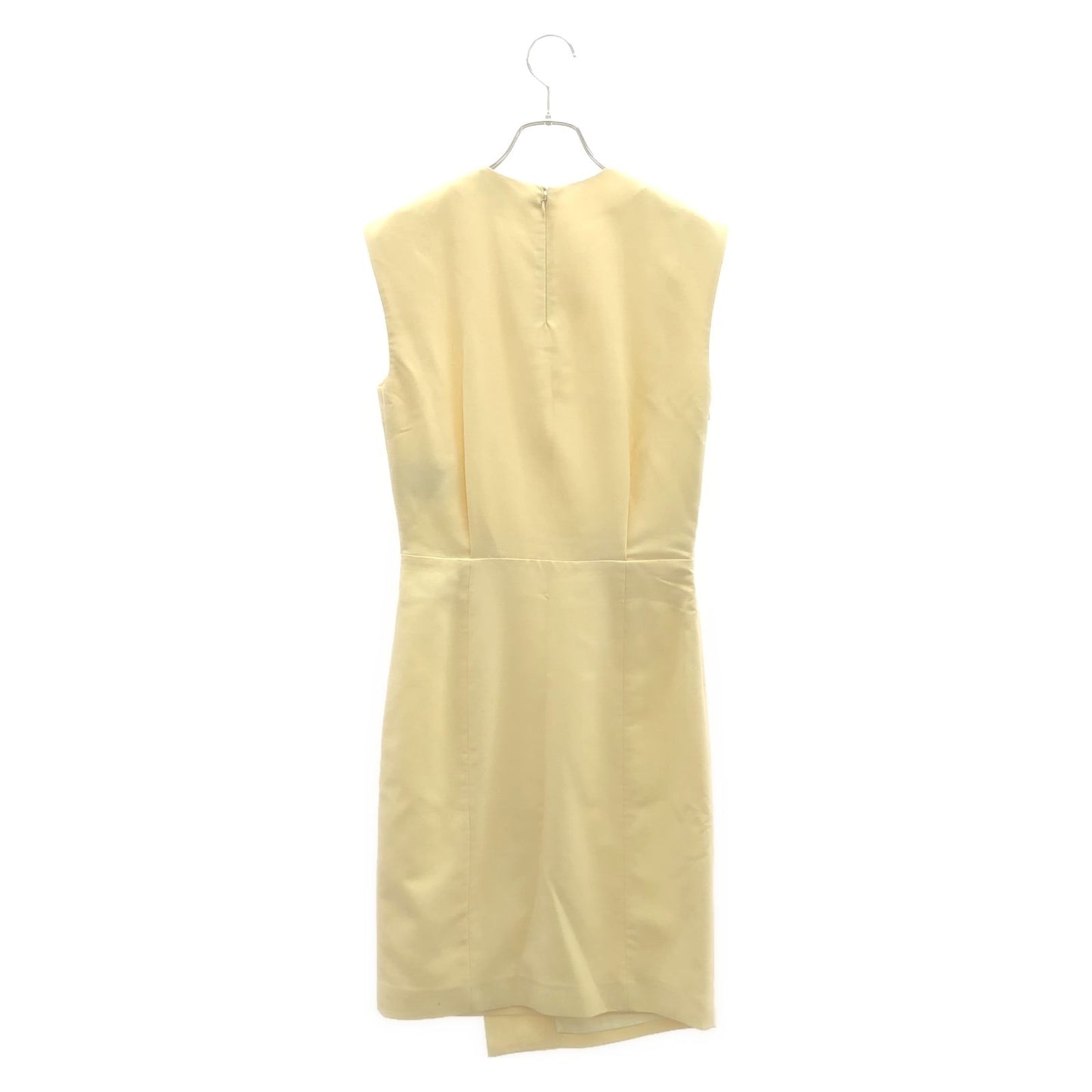 Salvatore Ferragamo Beige Wool Dress - Timeless Elegance
