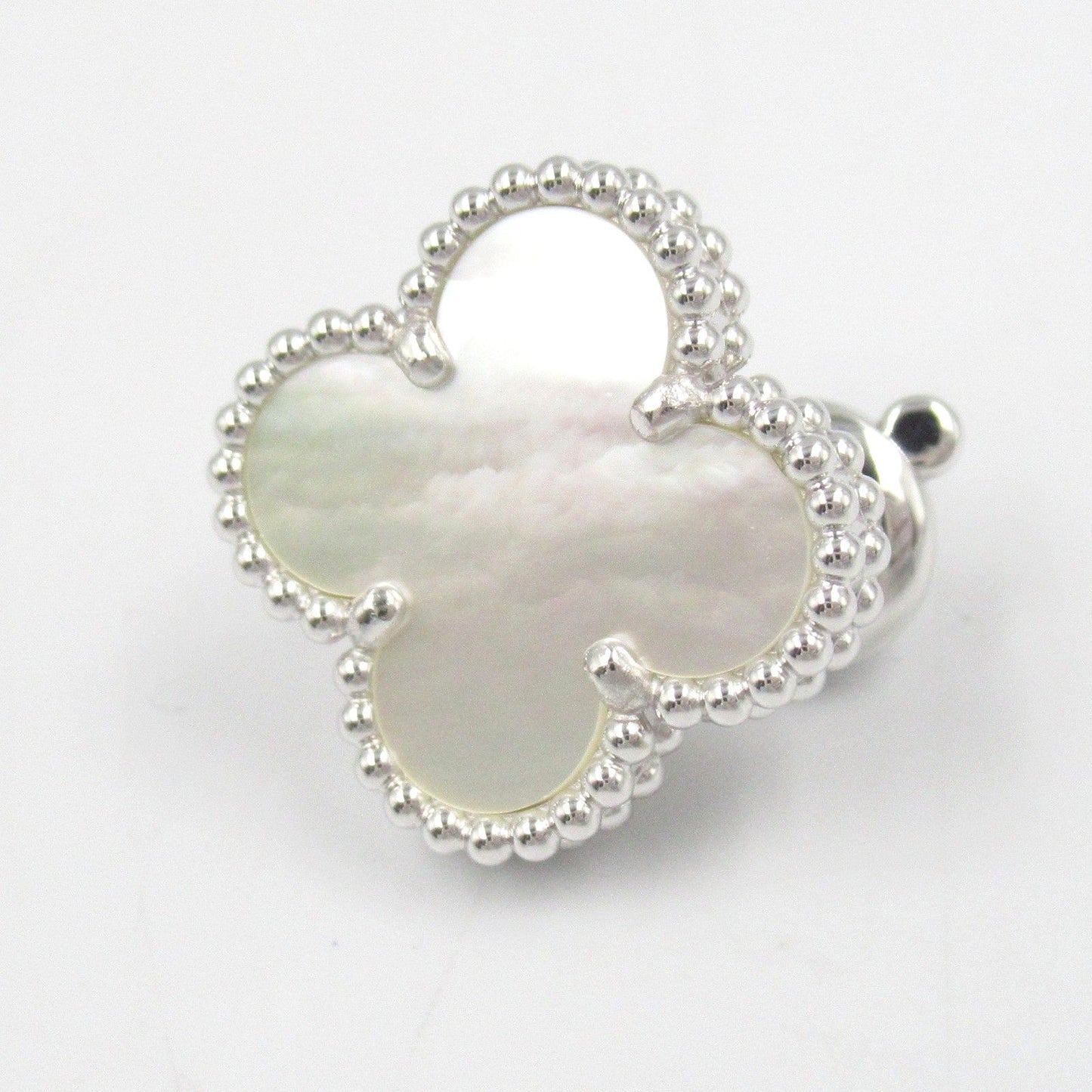 Van Cleef & Arpels Vintage Alhambra Mother of Pearl Earrings