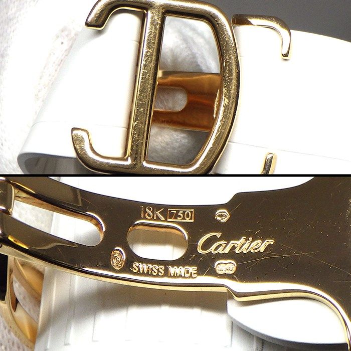 Cartier Pasha Sea Timer WJ130004 with Diamond Bezel & White Shell Dial