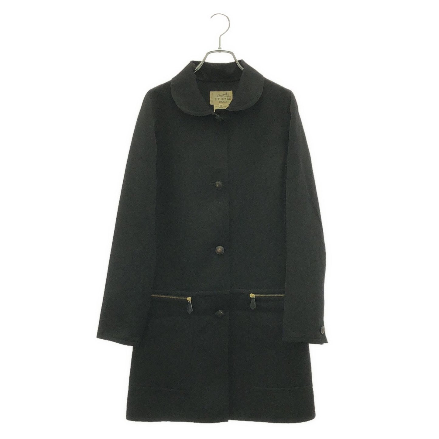 HERMES Women's Wool Jacket - Timeless Elegance in Black
