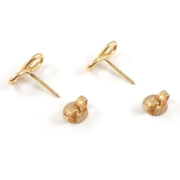 Tiffany & Co. Infinity Earrings in K18 Pink Gold - Exquisite Craftsmanship