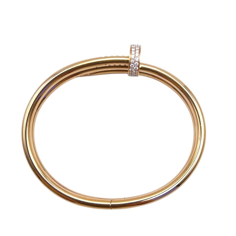 Cartier Juste un Clou Diamond Double Bracelet in K18 Pink Gold