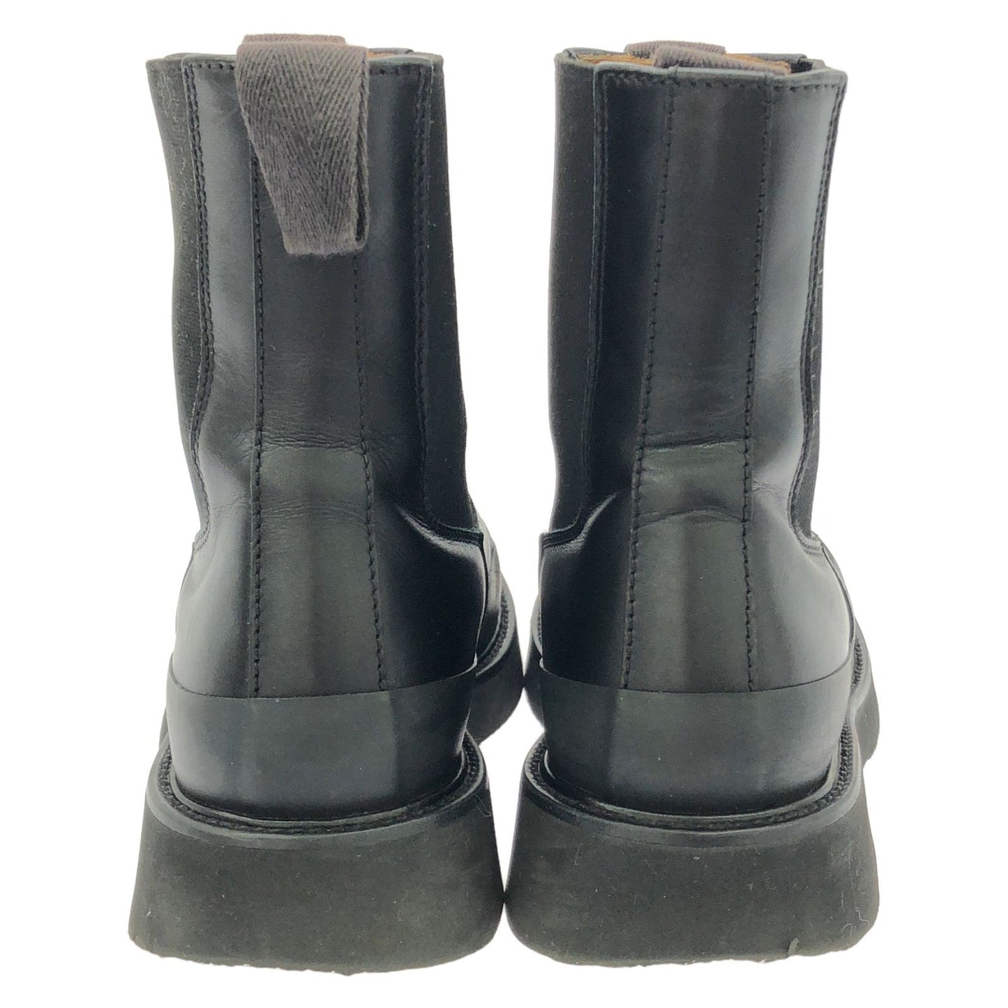 CELINE Black Leather Boots - Timeless Elegance in Size 37.5