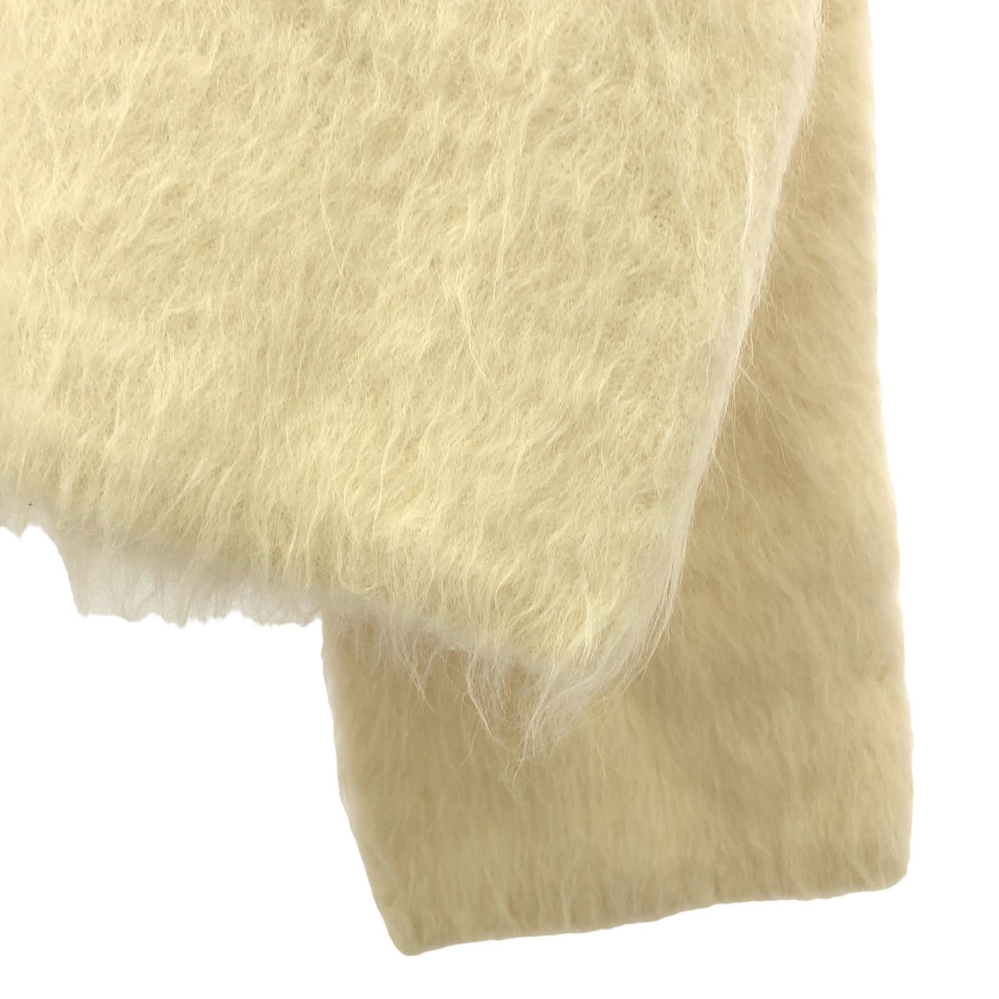 TOTEME Boxy Alpaca Knit Sweater in White - Exclusive Luxury Fashion