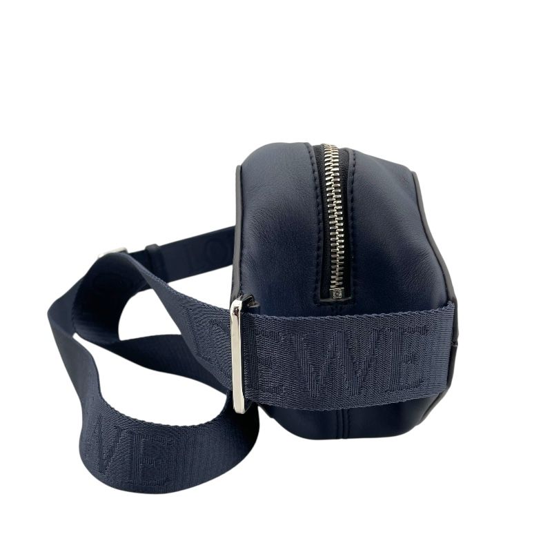 LOEWE Convertible Sling Bag in Navy Leather - Exclusive Design