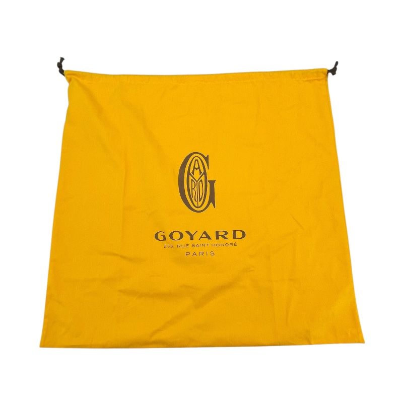 GOYARD Saint Louis PM Black Goyardine Canvas Unisex Tote Bag