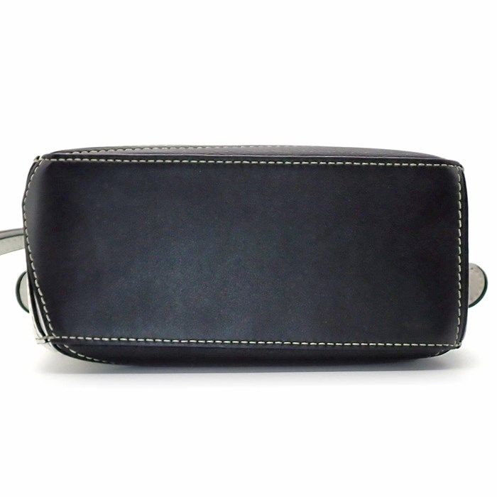 LOEWE Mini Puzzle Handbag in White Rosemary Leather
