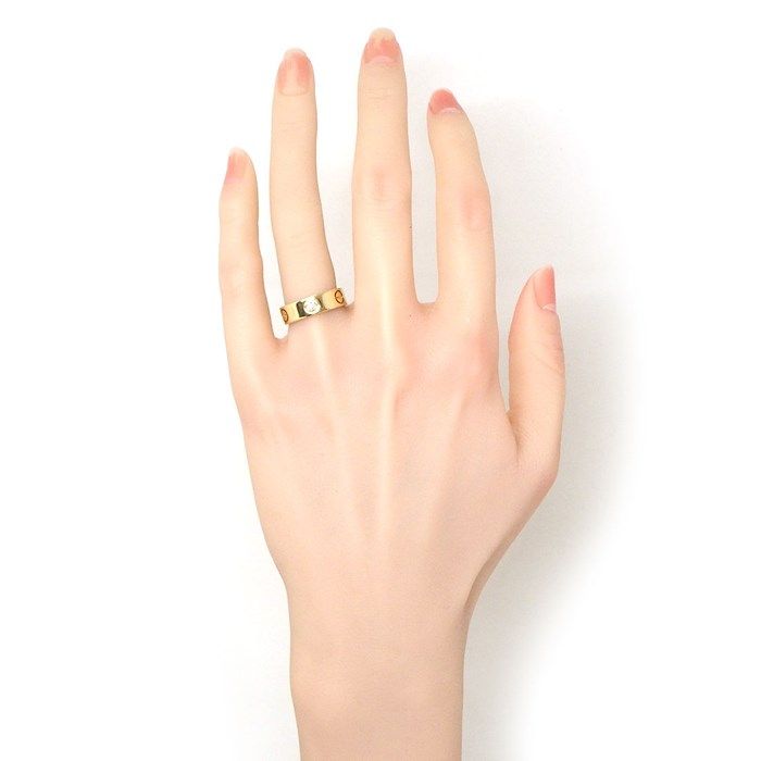 Cartier Love Ring with 0.22ct Diamonds in 18K Yellow Gold